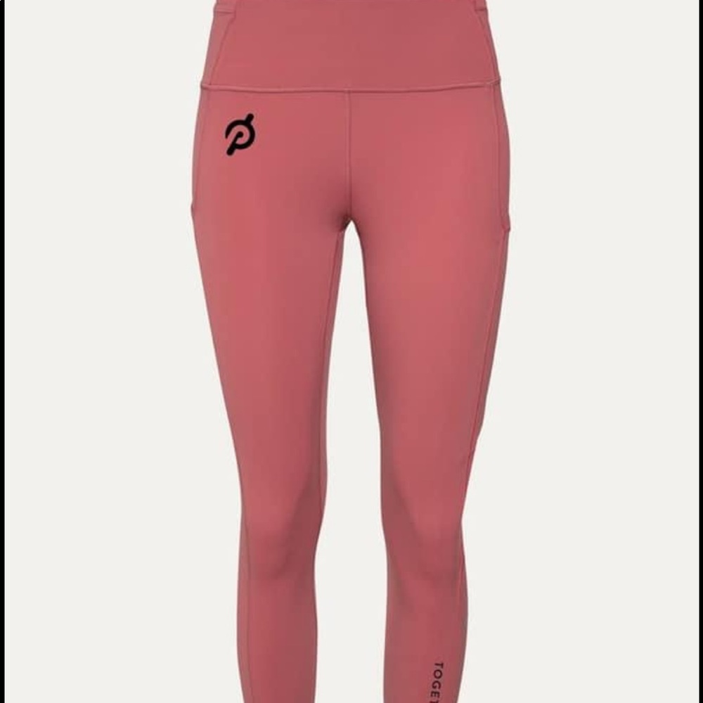 Peloton Pink High-Waisted Leggings